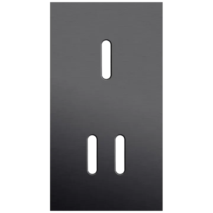 Plaque Dbl V71 Pr 1 Commut Smpl + 1 Commut Dbl,Niko Rocker