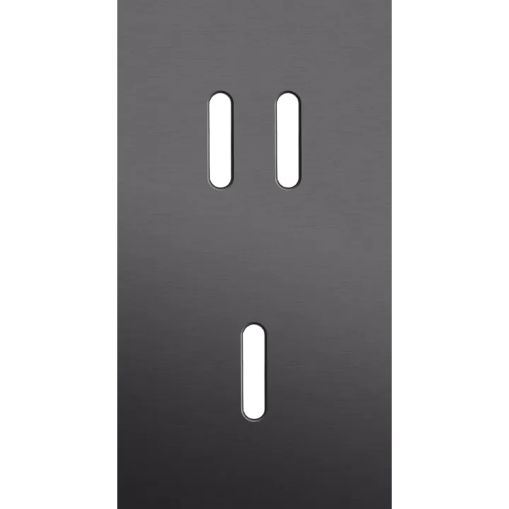Plaque Dbl V71 Pr 1 Commut Dbl + 1 Commut Smpl,Niko Rocker