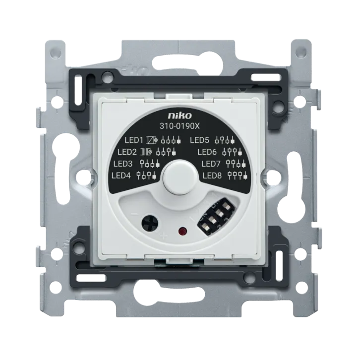 Socle, Variateur À Bouton Rotat. Univ., Déparasit. Tcc, À 3 Fils