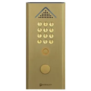 Clavier 4g Alu EasyConnect (Modèle sans lecteur vigik+) dorée
