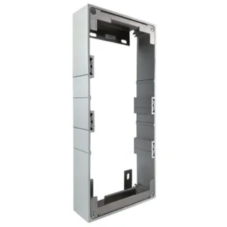 Boitier saillie alu argent clav codé Easyconnect format compact