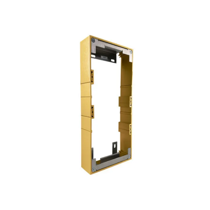 Boitier saillie alu doré pr clav codé Easyconnect format compact