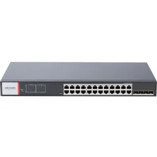 DS-3T1528HP-SI-24P4F/No Commutateur PoE industriel intelligent administrable Gigabit à 24 ports