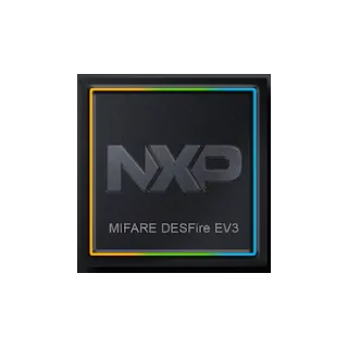 Badge Mifare Desfire Ev3 4K Format Iso, Gravé Laser Csn 10Ch décimal
