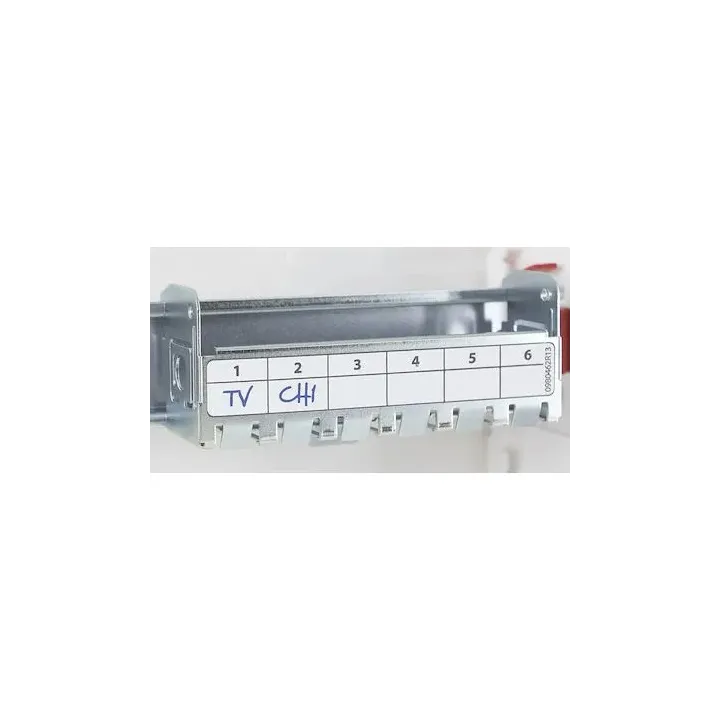Support Metal Tc350 6Xembases Rj - Rail Din