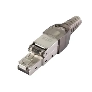 Plug Rj45 Cat6 Stp San Outil Awg26/24 Manchon Intégré