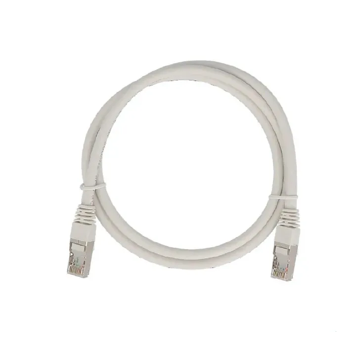 Cordon Cat6A S/Ftp Blanc 0,15M (500Mhz) Lszh