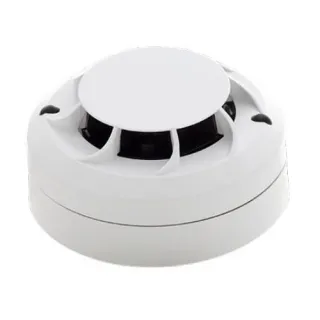 Détecteur optique de fumée adressable avec ICC, certifié NF, 32 V, blanc