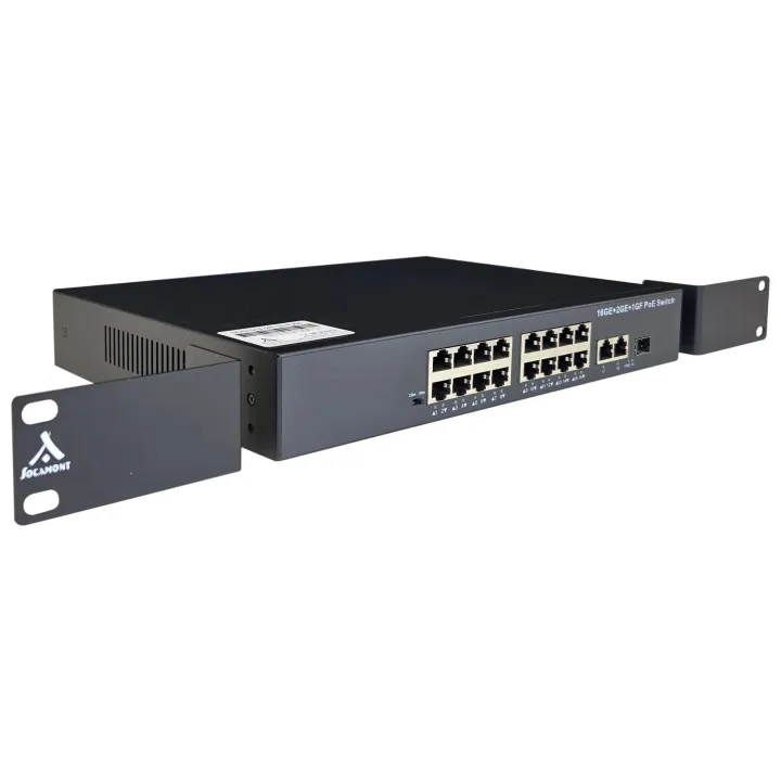 Switch Gigabits Poe (300W) 19’’ 16 Ports 10/100/1000+2