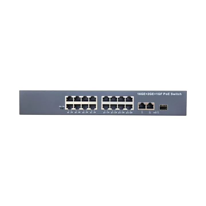 Switch Gigabits Poe (300W) 19’’ 16 Ports 10/100/1000+2