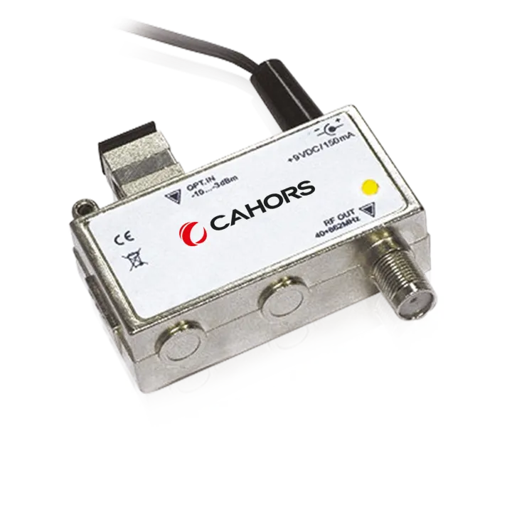 Micro-Récepteur Optique Terrestre N 80Db Cag Avec Alimentation