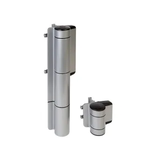 Charnière Avec Ferme-Portail Hydraulique 180° Intégré-Argent