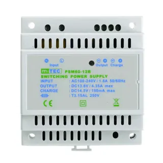 Alimentation 12V-4A à découpage, chargeur de batterie incorporé,