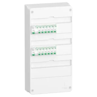 Resi9 - Tableau standard logement type T3 T4 - 3 rangées - technologie XE