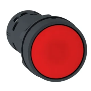 Harmony bouton-poussoir affleurant - Ø22 - rouge - 1O+1F