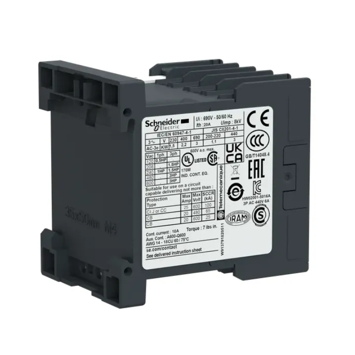 TeSys LP1K - contacteur - 3P - AC-3 440V - 12A - bobine 24Vcc