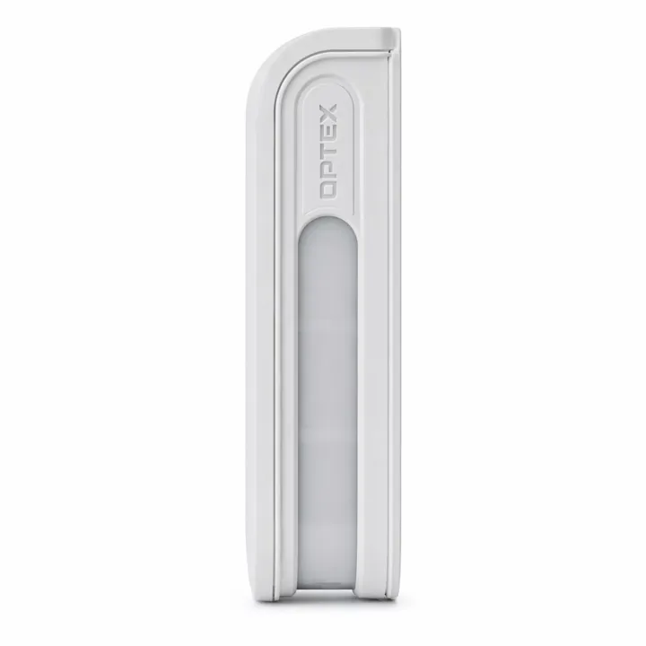 Détecteur Extérieur Infrarouge, Portée Rideau 2X12M, Filaire, Anti-Masque, Blanc