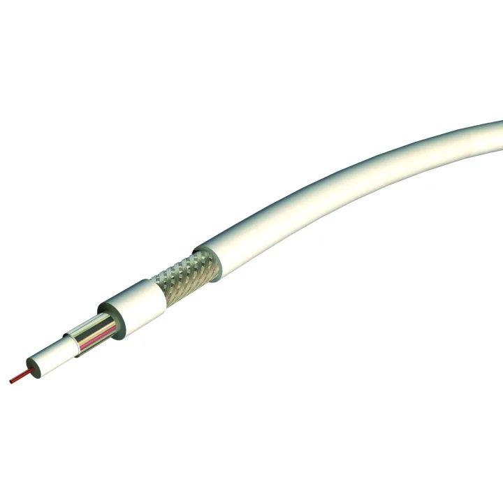 Câble Coax 11Db 75Ohms Pvc Blanc Int Classe A T250M