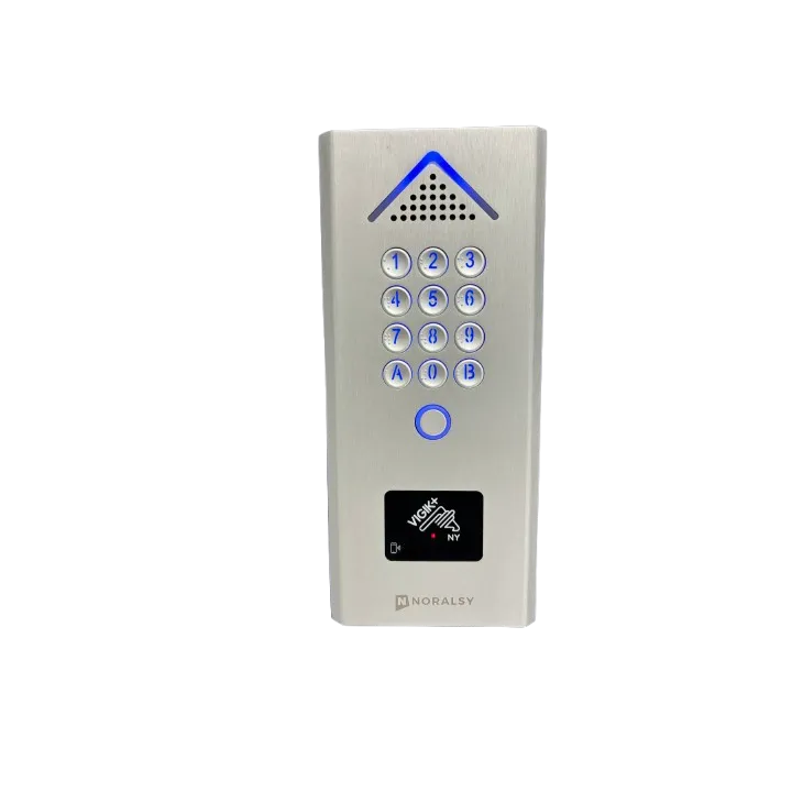 Clavier 4G EASYCONNECT+Alu argent-2 relais-Lecteur-Vigik+(EC-PTAVP)