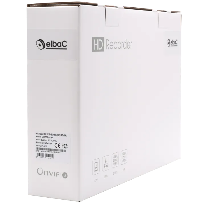 NVR IP 8 VOIES POE