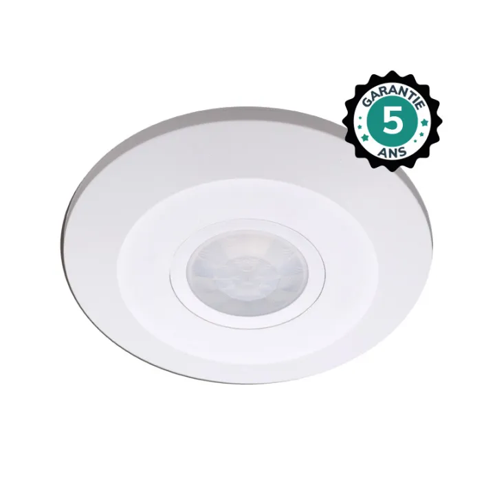 Detecteur De Mouvement Ir 1000W Saillie 360° 5Ans