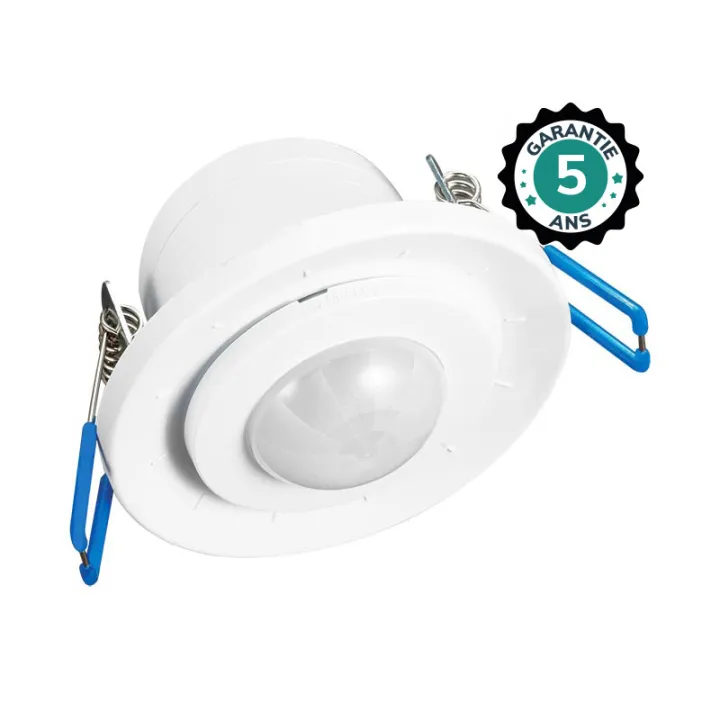 Detecteur De Mouvement Ir 400W Encastrable 360° 5Ans