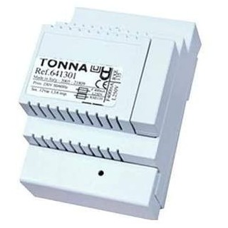 Alimentation 12 V~ / 1,5 A pour interphonie - 3 modules rail DIN - Nac & RTC