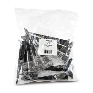 Lumos Access Projecteur Piquet De Fixation Alu Noir Pack De 10