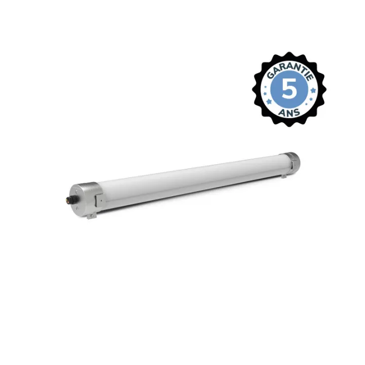 TUBA II 1200MM OPAL DIM DALI 3000K 35W 150lm/W L80B10 50000h 5ans