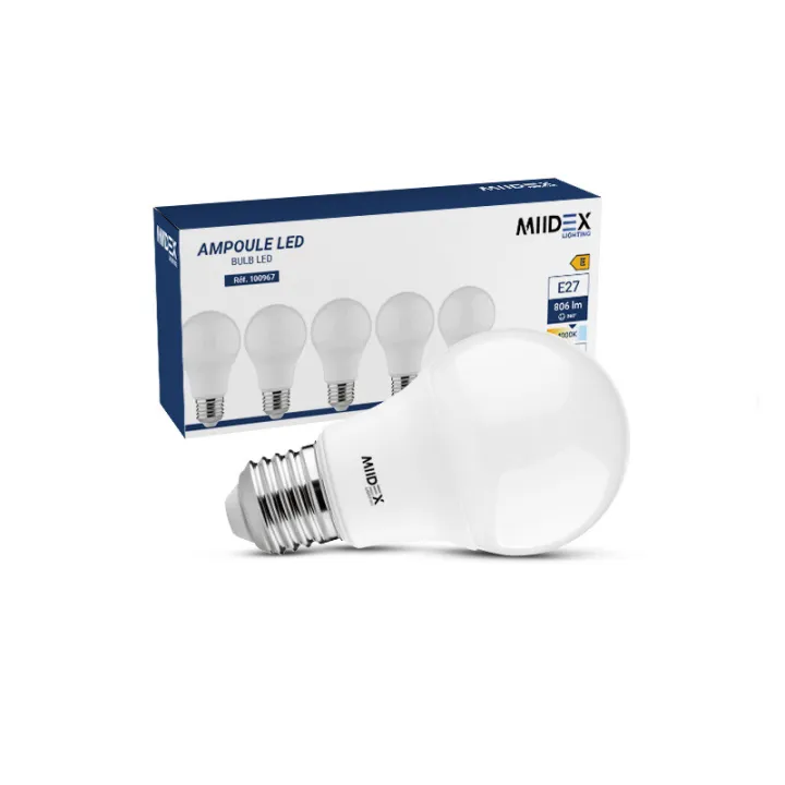 LED 10W E27 4000K 180° PK 5