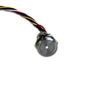 Bouton inox NO Ø 18 mm pour platines à défilement & TYPE E-Inox