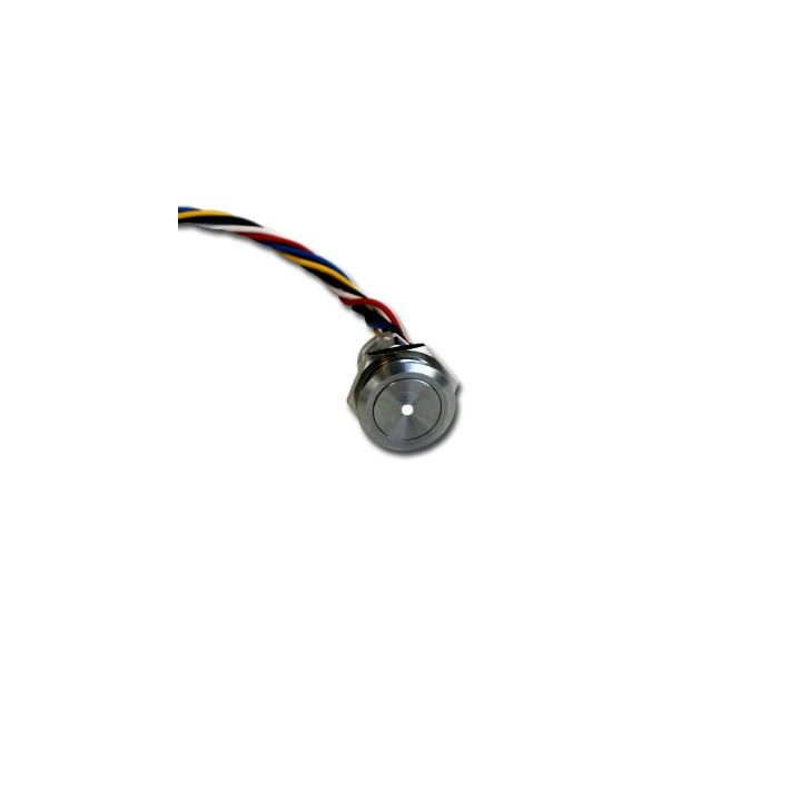 Bouton inox NO Ø 18 mm pour platines à défilement & TYPE E-Inox