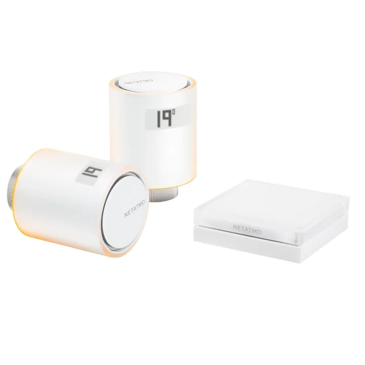 Starter Pack Tête Thermostatique Intelligente Netatmo Connecté
