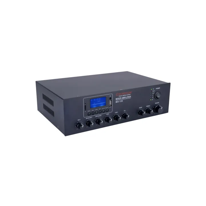 Amplificateur 120W, Bluetooth, Mp3, Usb, Sd, Tuner, 100V