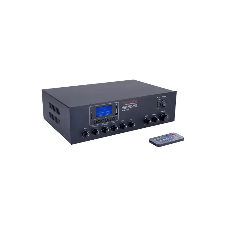 Amplificateur 120W, Bluetooth, Mp3, Usb, Sd, Tuner, 100V