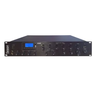 Ampli Préamplificateur 6 Zone 500W Bluetooth/Tuner/Usb/Sd/Mp3-Option Mi