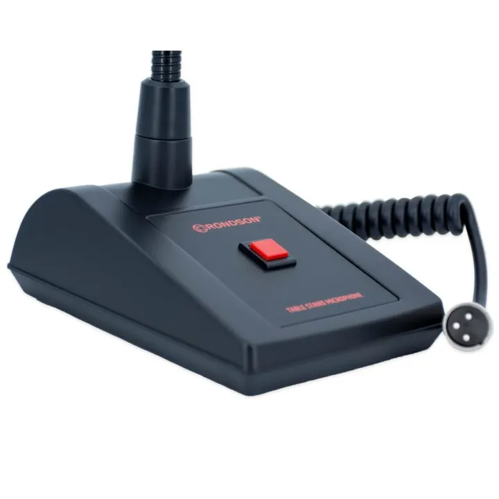 Pupitre Micro Avec Bouton Poussoir, Xlr Mâle