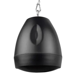Enceinte Ovoïde Noire 30W/8 Ohms, 30/15/7,5/3,75W/100 V+Câble