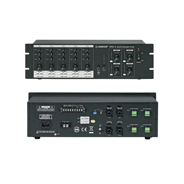 Préamplificateur 5 Entrée Routable Sur 4 Zone De Sortie-230 V