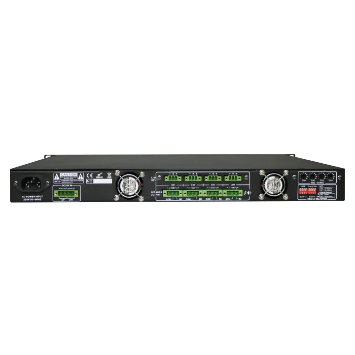 Amplificateur De Puisssance 4X500 W-Clas D-Dc 24V