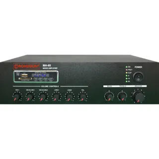 Amplificateur 60W, Bluetooth, Mp3, Usb, Sd, Tuner, 100V