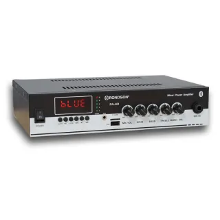 Amplif 40W Avec Lecteur Mp3, Bluetooth Et Usb En 100V Et 4Ohm