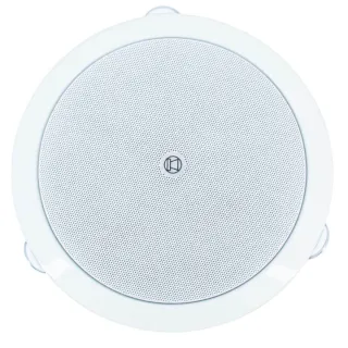 Haut-Parleur Plafond Métal Blanc-20/10/5 Watts/100 Volt