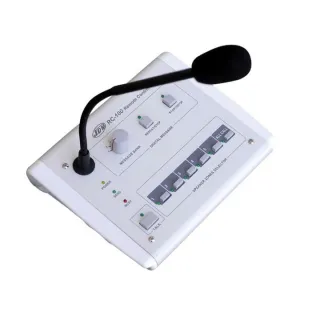 Pupitre micro à télécommande (carillon et priorité) 5 zones+AG +