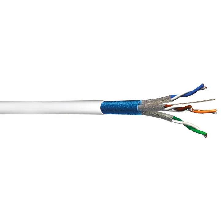 CABLE CAT6A F/FTP 1x4P LSZH BL