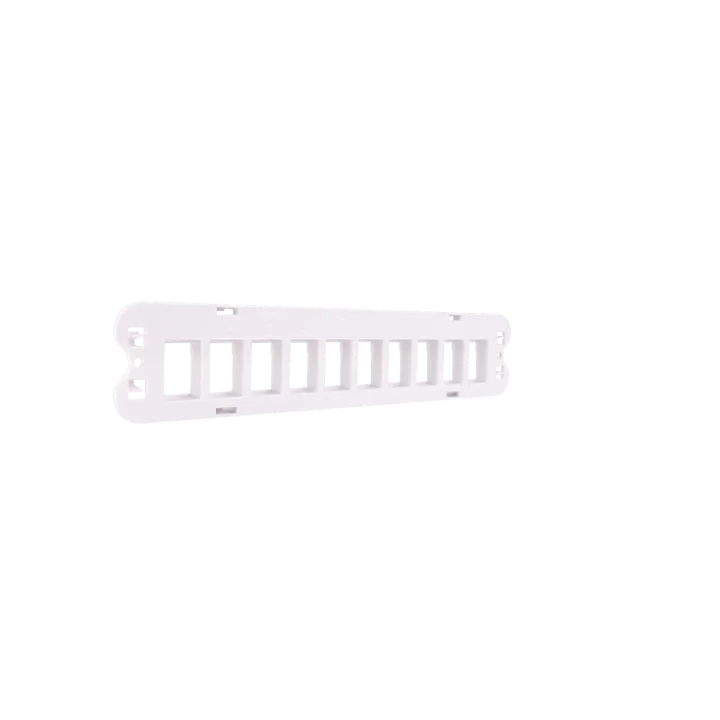 Bandeau Nu Pour 10 Connecteur - 4 Clip De Fixation