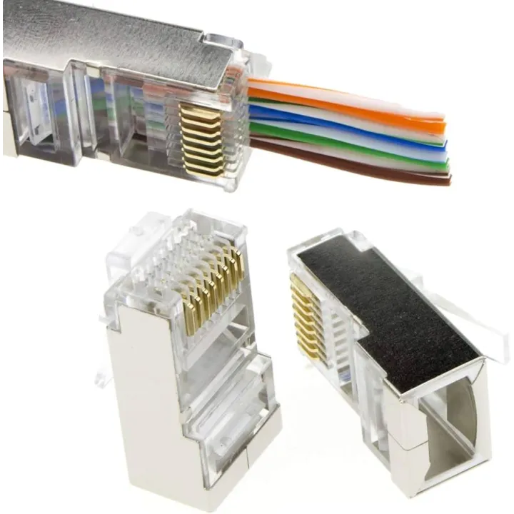 PLUG RJ45 CAT6A BLINDE COUPE F