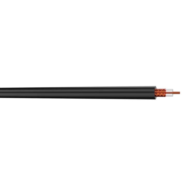 Câble cuivre coaxial type RG59 gaine PVC