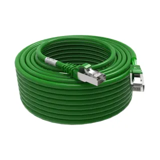 CORDON RJ45 CAT6 FUTP 100OHMS LSOH SURMOULE VERT LG 20M