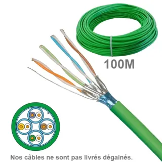 CABLE CAT6A FFTP 1X4P 100M